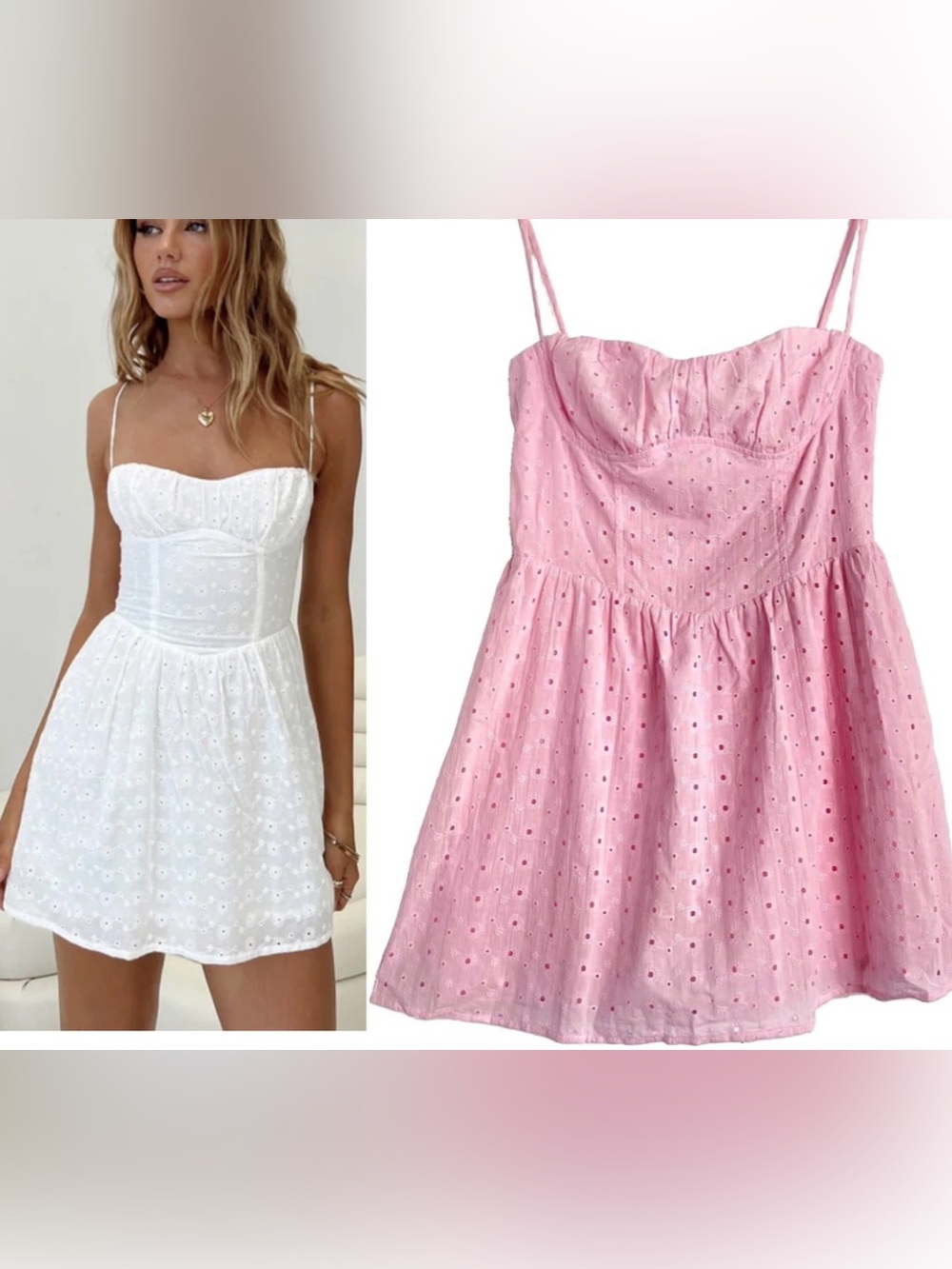 Princess Polly McKilah Mini Dress Womens 6 Eyelet Corset Bustier Babydoll NWT